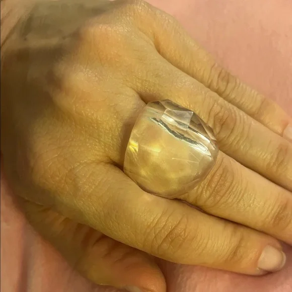 21# Clear Geometric Statement Ring - Picture 5 of 10